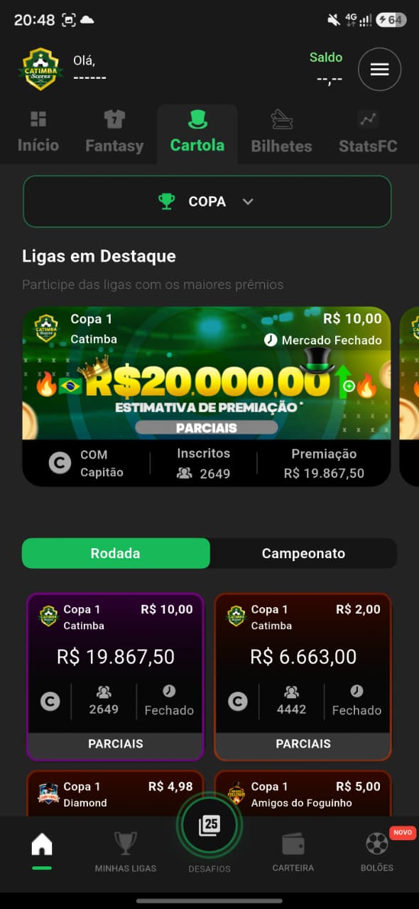 Ligas de Cartola
