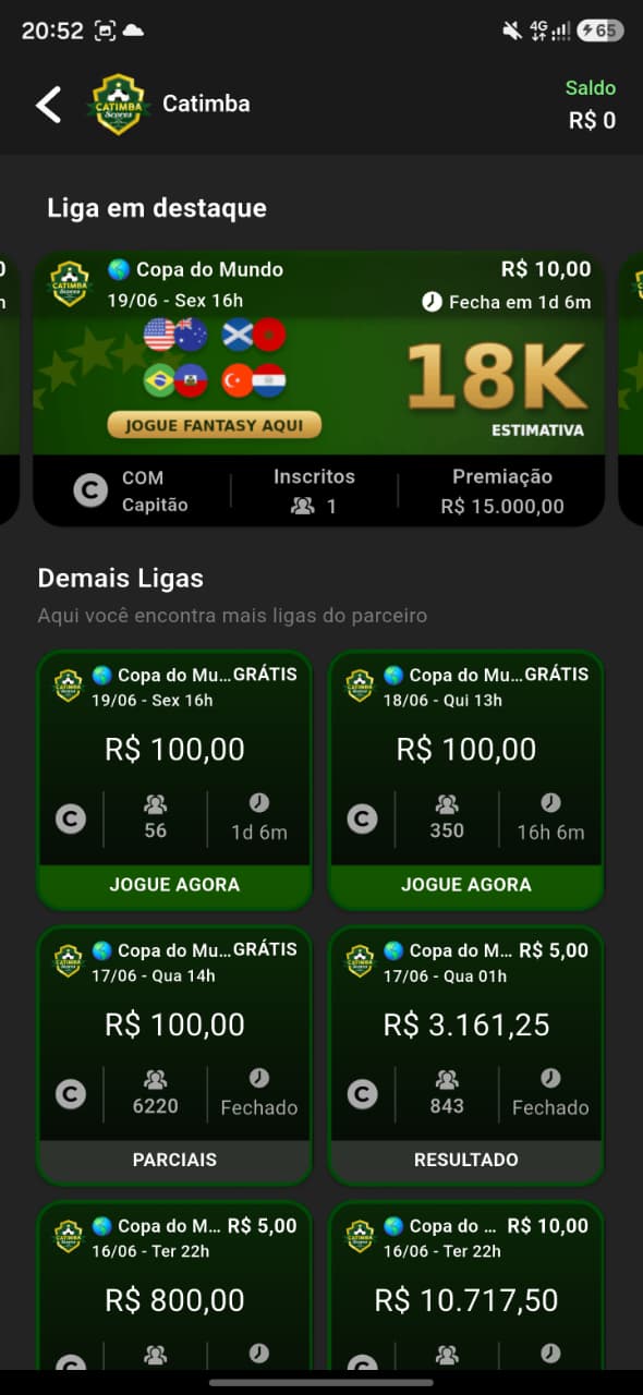 Ligas Fantasy